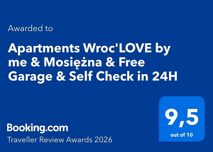 アパート Wroc'love By Me & Mosiezna & Free Garage & Self Check In 24h